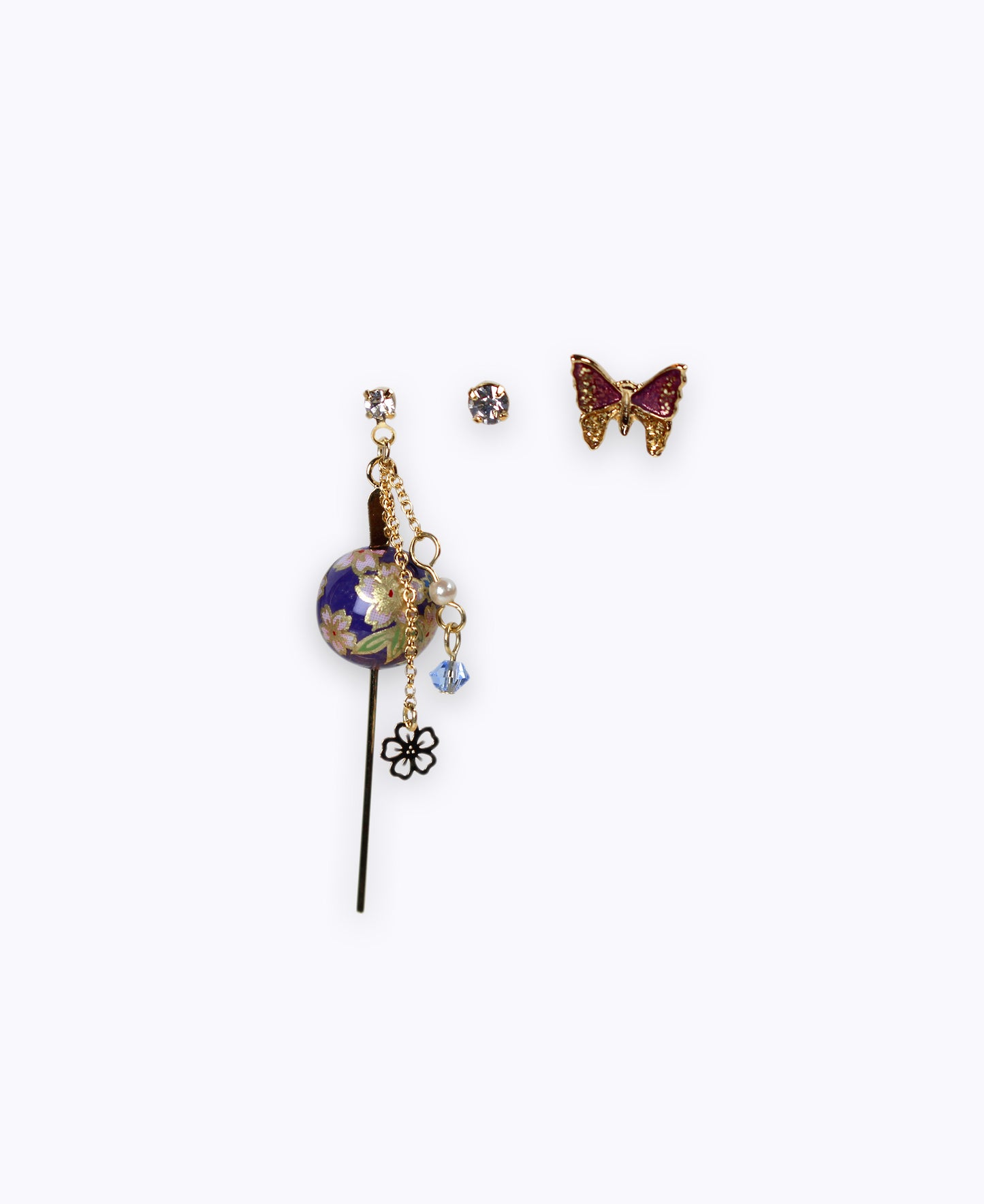 Boucles d'oreilles Murasaki