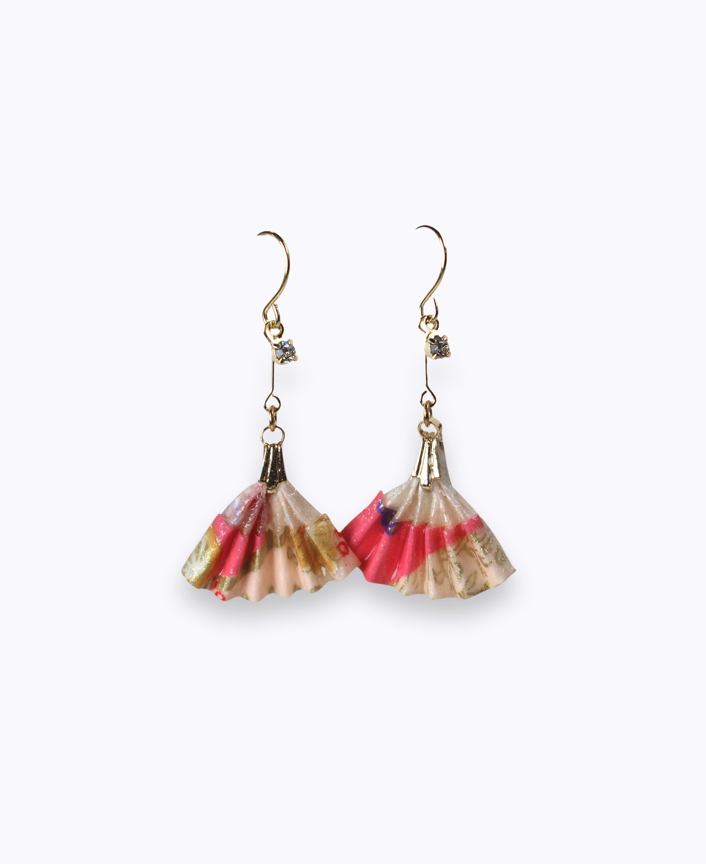 Boucles d'oreilles Sensu rose