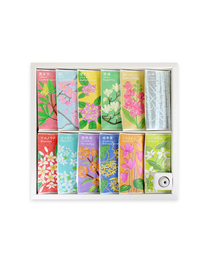 Encens Ikadenshin coffret assortiment 12 fragrances