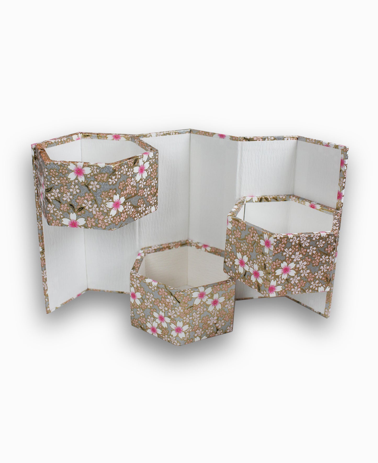 Coffret à bijoux Hexagonal Chiyogami
