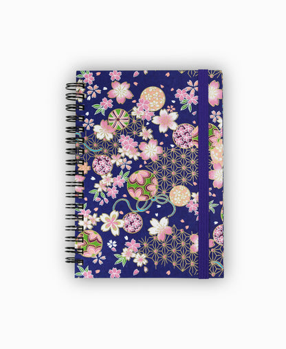 Carnet à spirales Yuzen