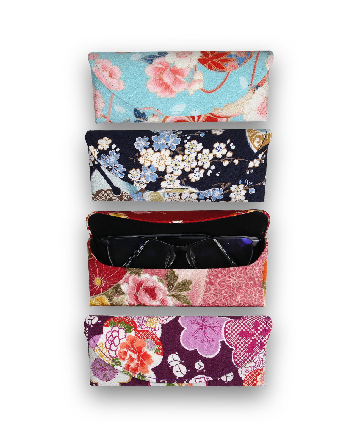 Etui souple à lunettes Chirimen