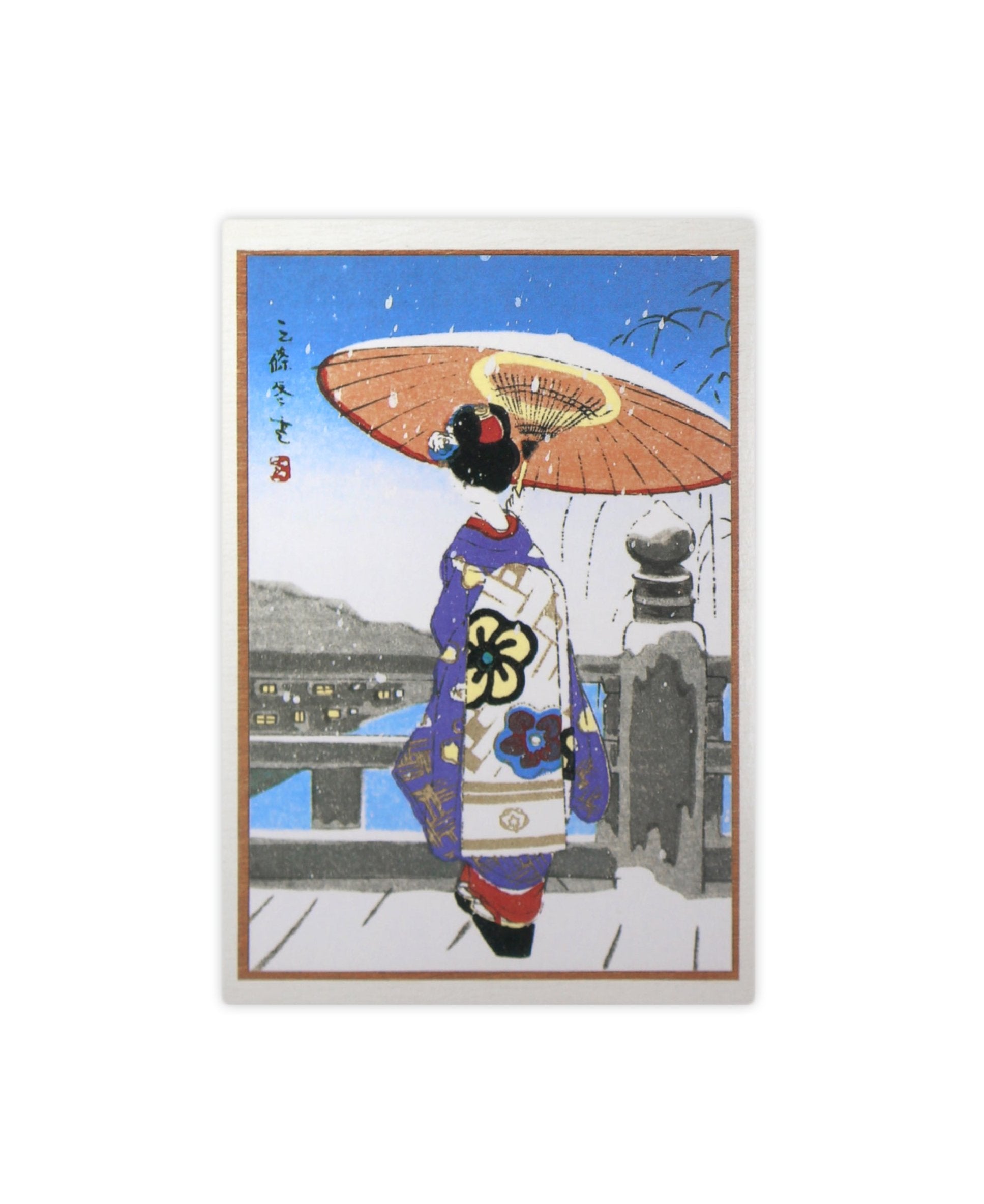 Carte postale Geisha